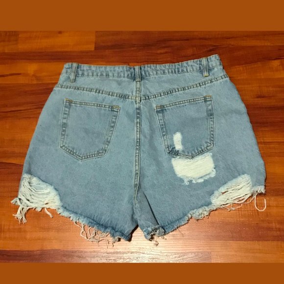 High Waist Jean Shorts - NWT - Picture 2 of 3